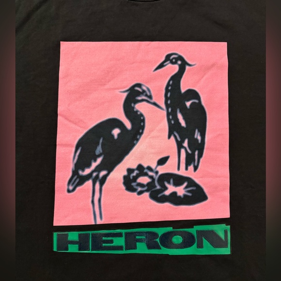 Heron Preston Black Tee T-shirt BRAND NEW - Picture 2 of 8